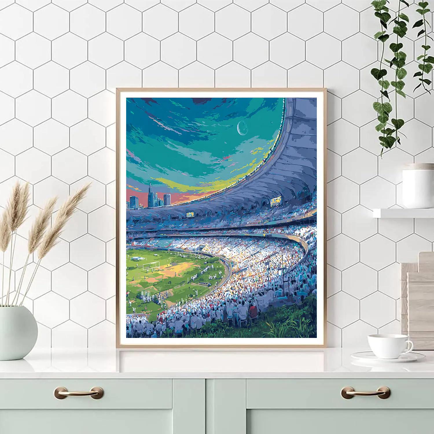 Uzbekistan Fifa 2026 Dawn Paint by numbers art