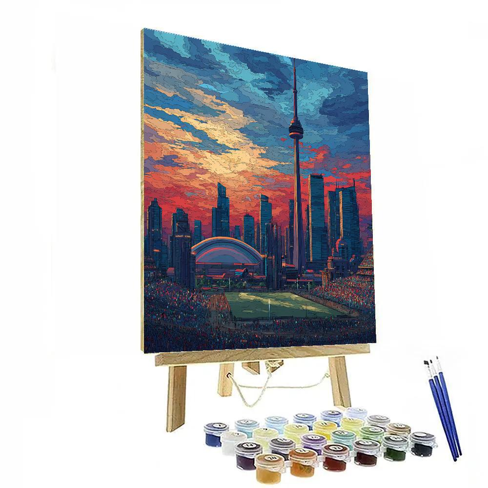 Toronto Fifa 2026 Glow painting number kit