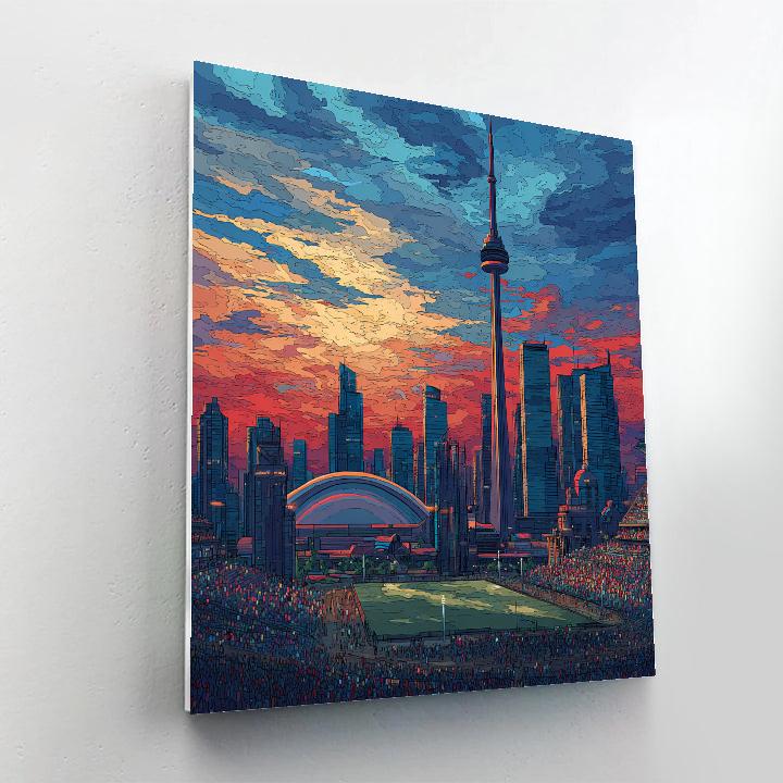 Toronto Fifa 2026 Glow painting number kit