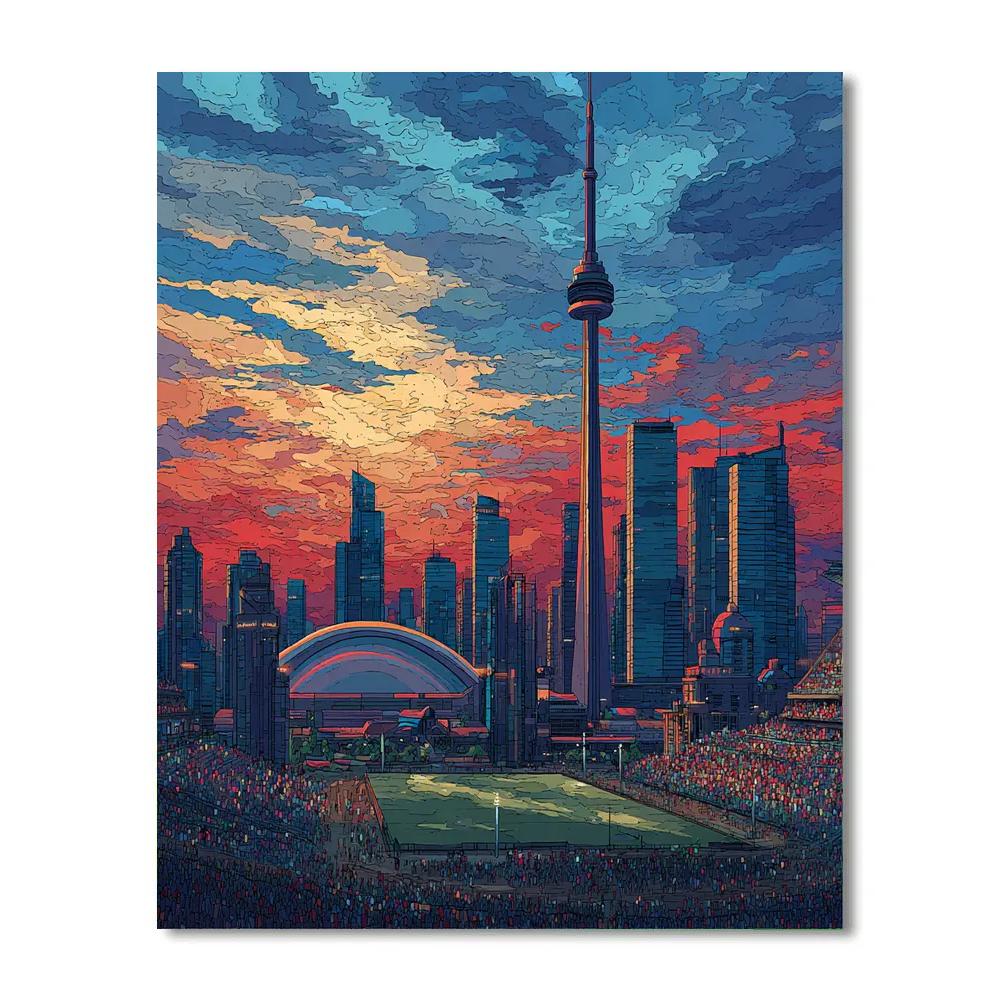 Toronto Fifa 2026 Glow painting number kit