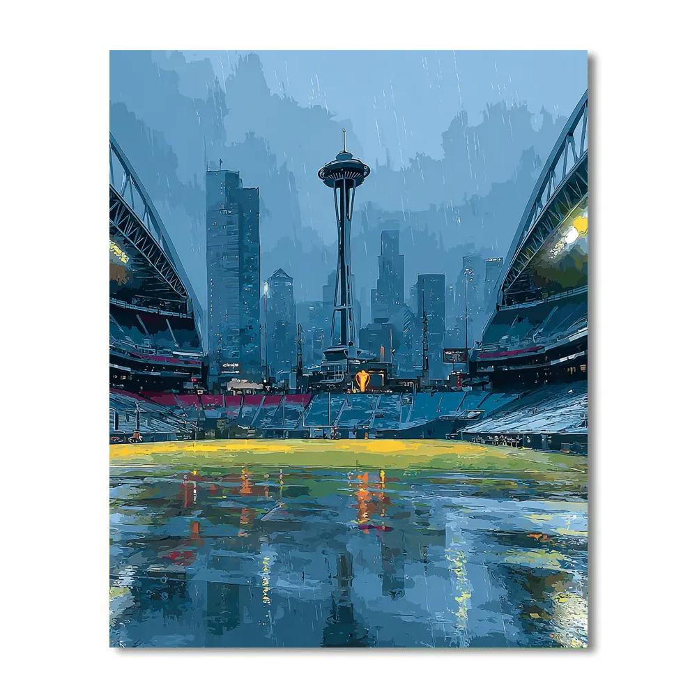 Seattle Fifa 2026 Rainlight painting number kit