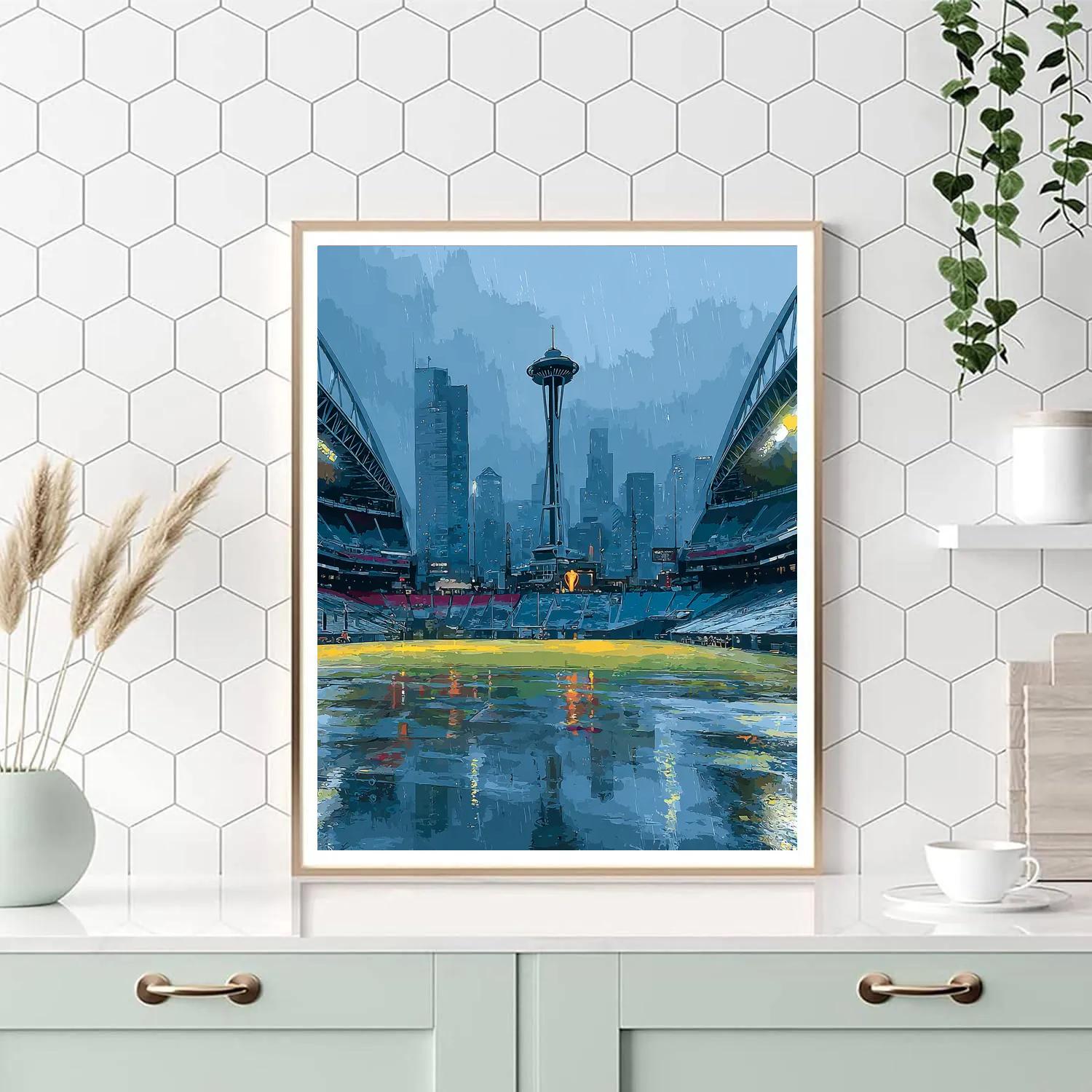 Seattle Fifa 2026 Rainlight painting number kit