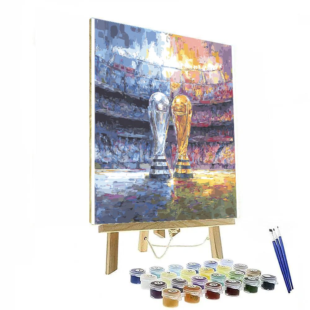 Fifa 2026 Belgium Vs Egypt painting number kit