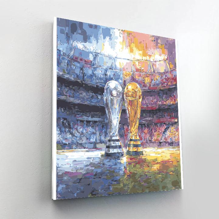Fifa 2026 Belgium Vs Egypt painting number kit