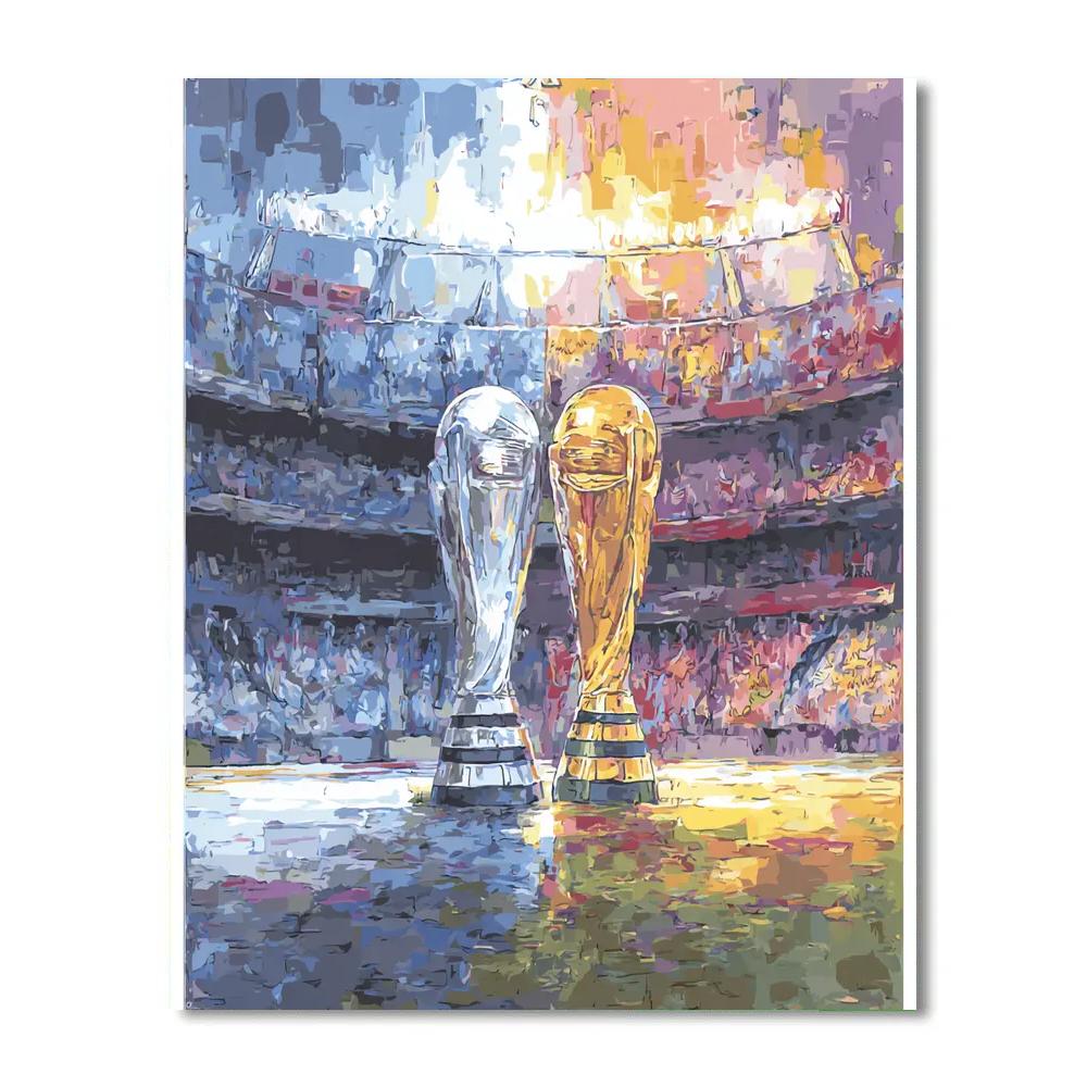 Fifa 2026 Belgium Vs Egypt painting number kit