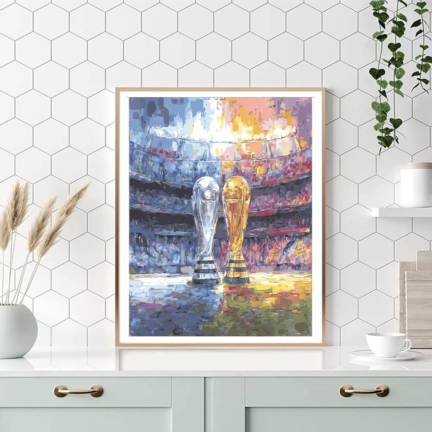 Fifa 2026 Belgium Vs Egypt painting number kit