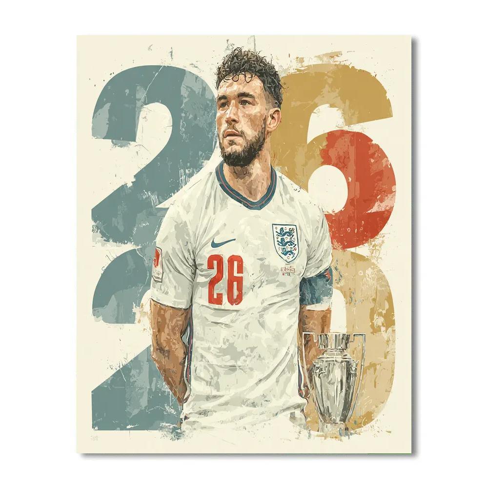 Bellingham Fifa 2026 Gold DIY paint by numbers