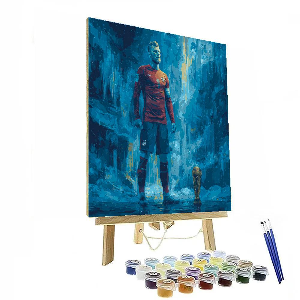 Haaland Fifa 2026 Ice Paint by numbers art