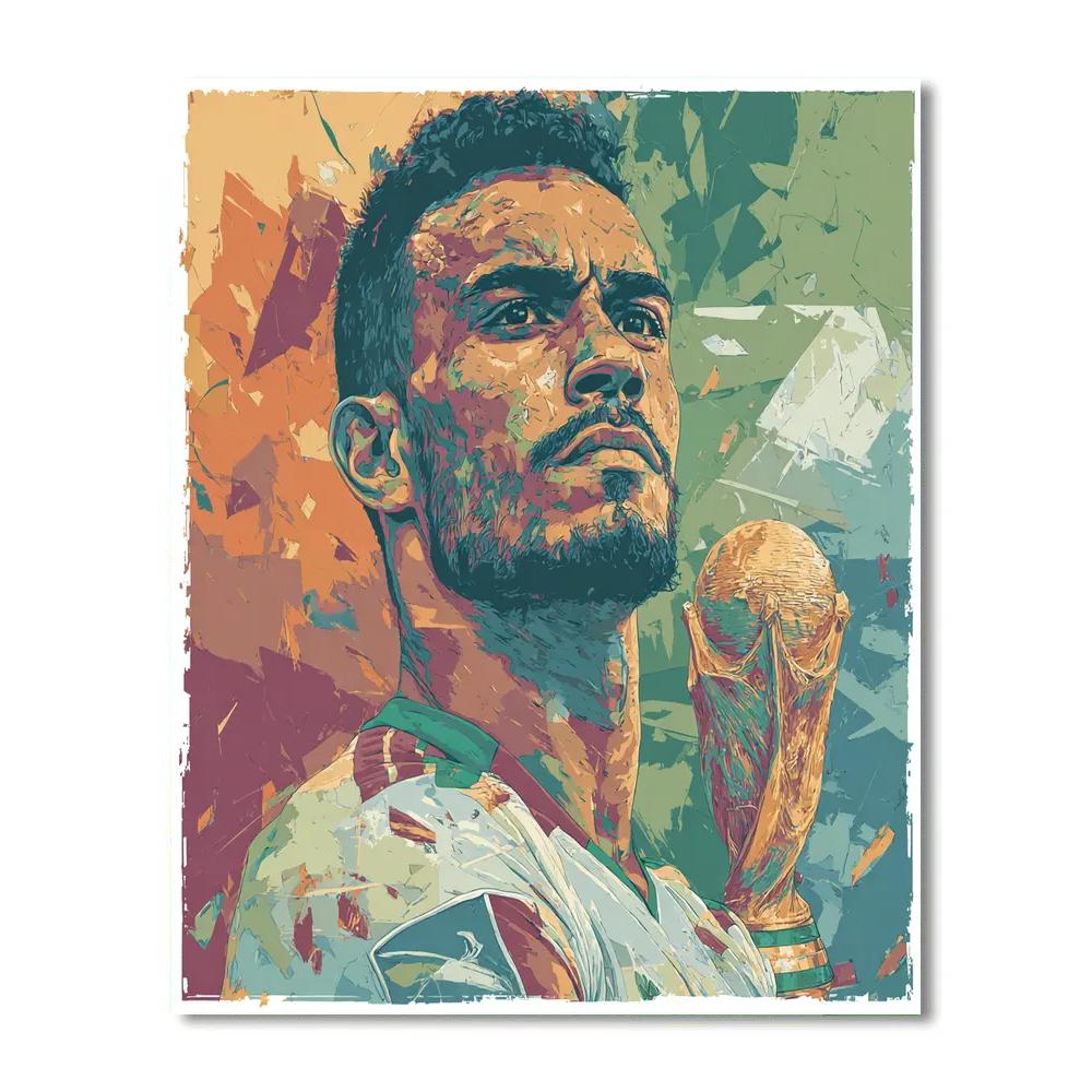 Morocco Fifa 2026 Atlas paint by numbers