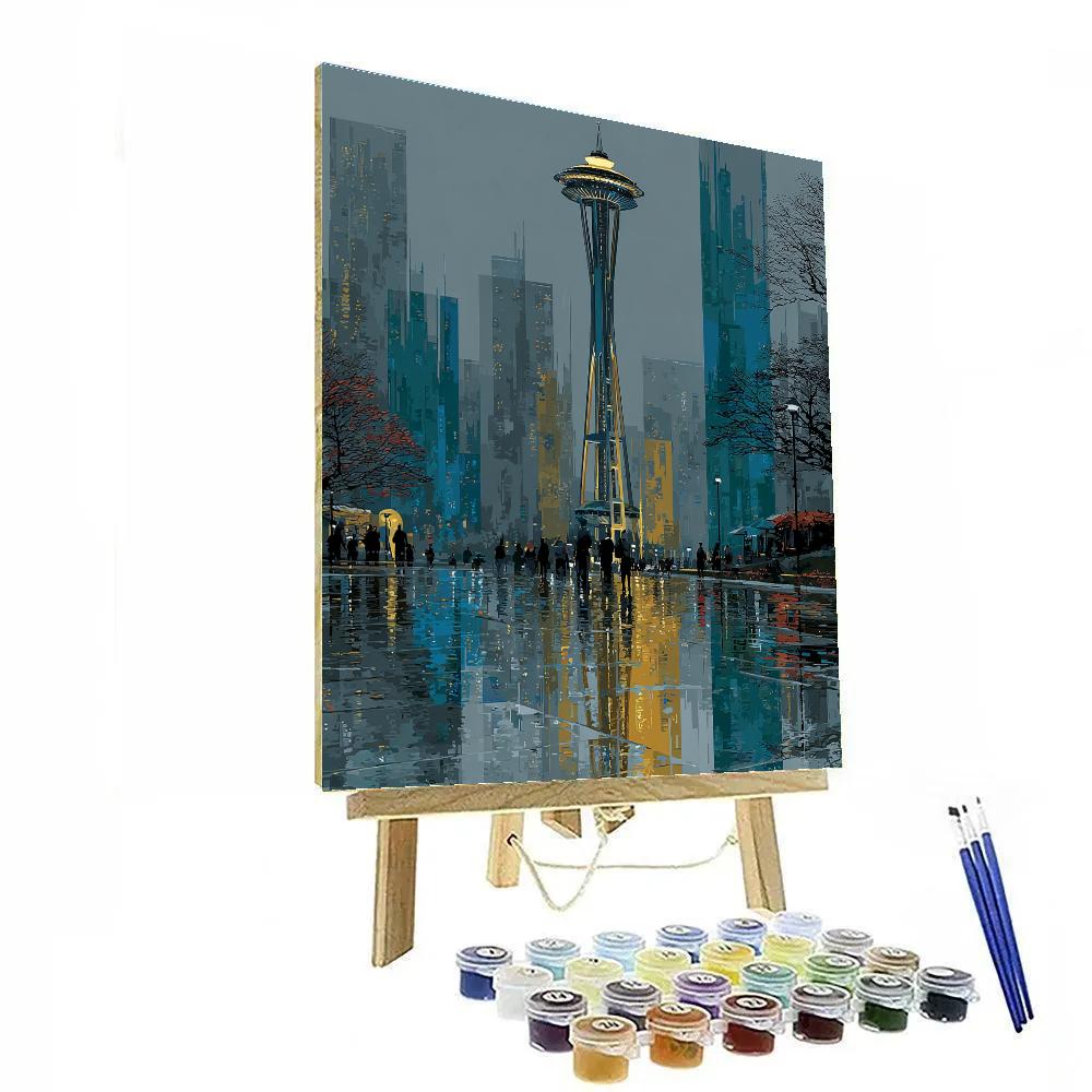 Seattle Fifa 2026 Rainlight paint by numbers