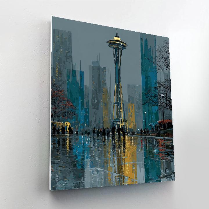 Seattle Fifa 2026 Rainlight paint by numbers