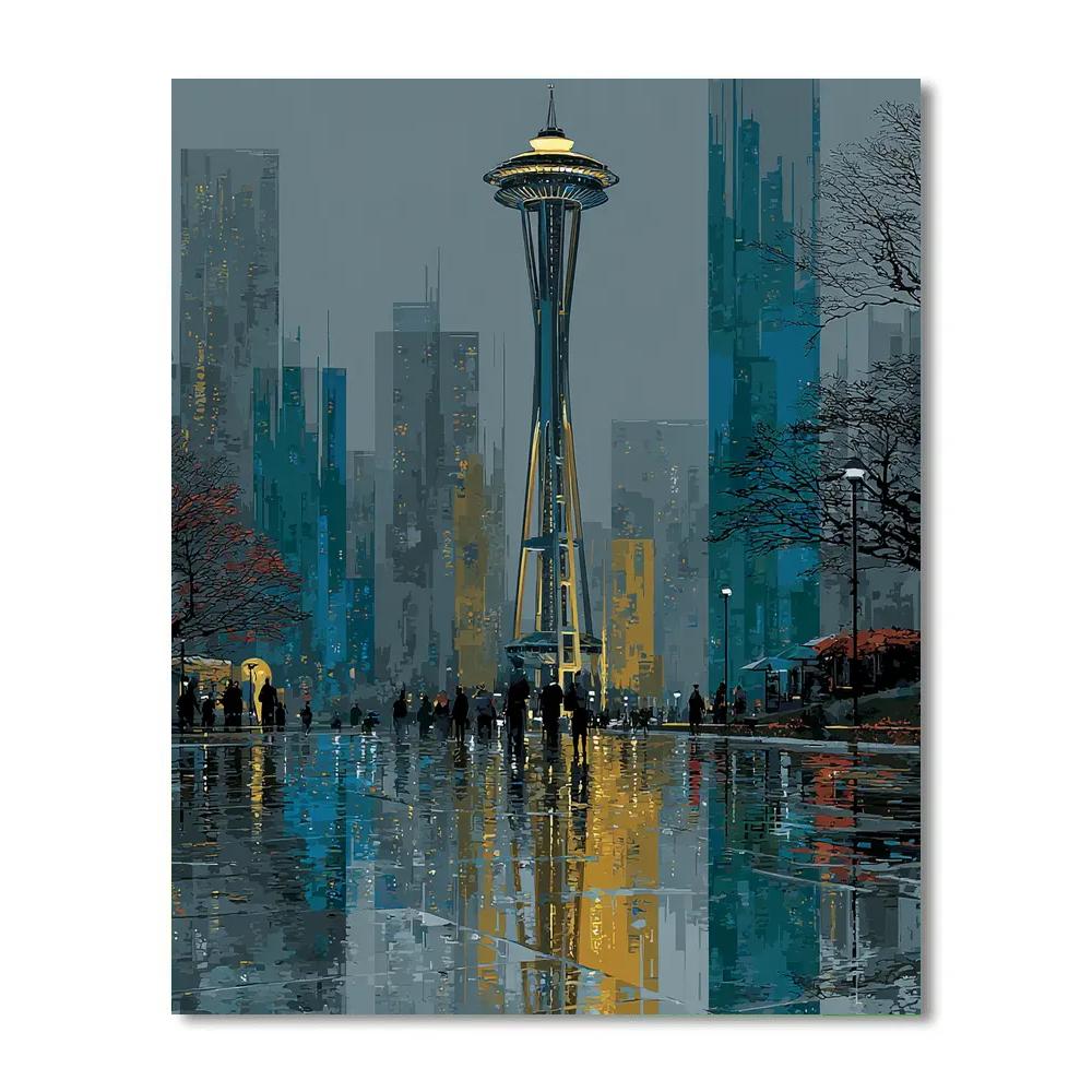 Seattle Fifa 2026 Rainlight paint by numbers