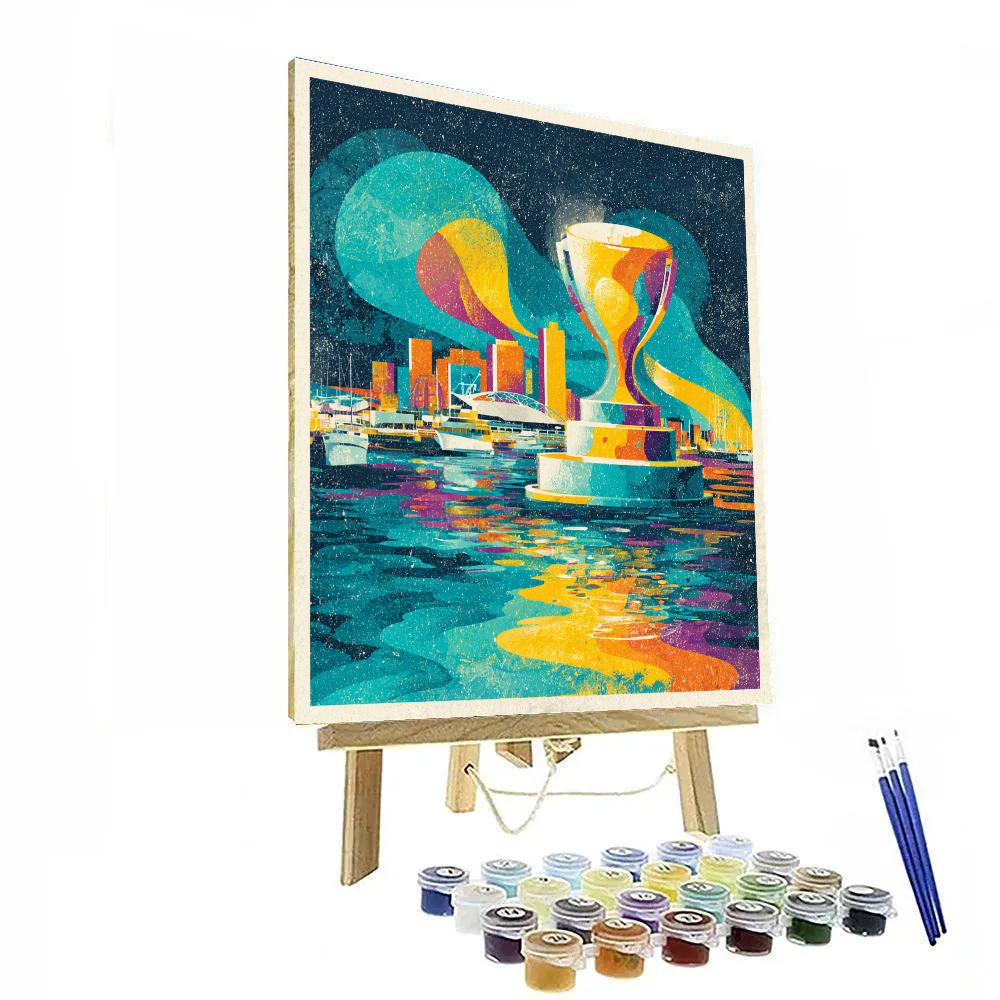 Miami Fifa 2026 Reflection Painting by numbers kit