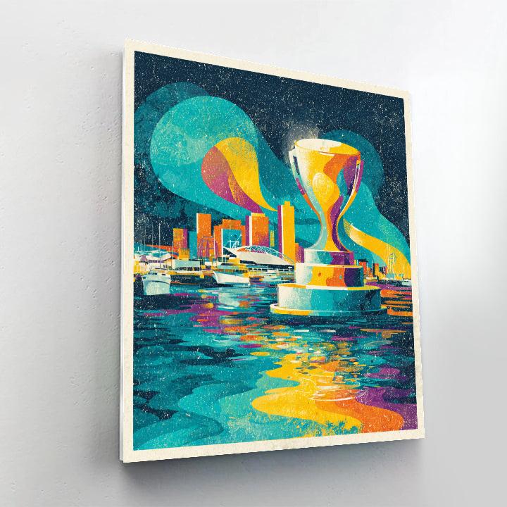 Miami Fifa 2026 Reflection Painting by numbers kit