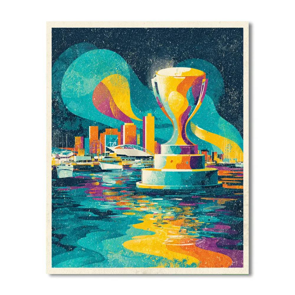 Miami Fifa 2026 Reflection Painting by numbers kit