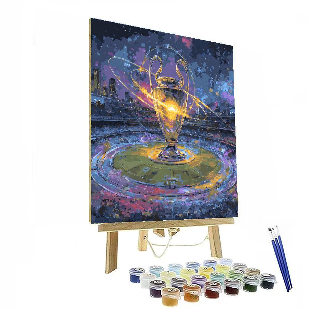 Fifa 2026 Trophy Orbit Paint by numbers art