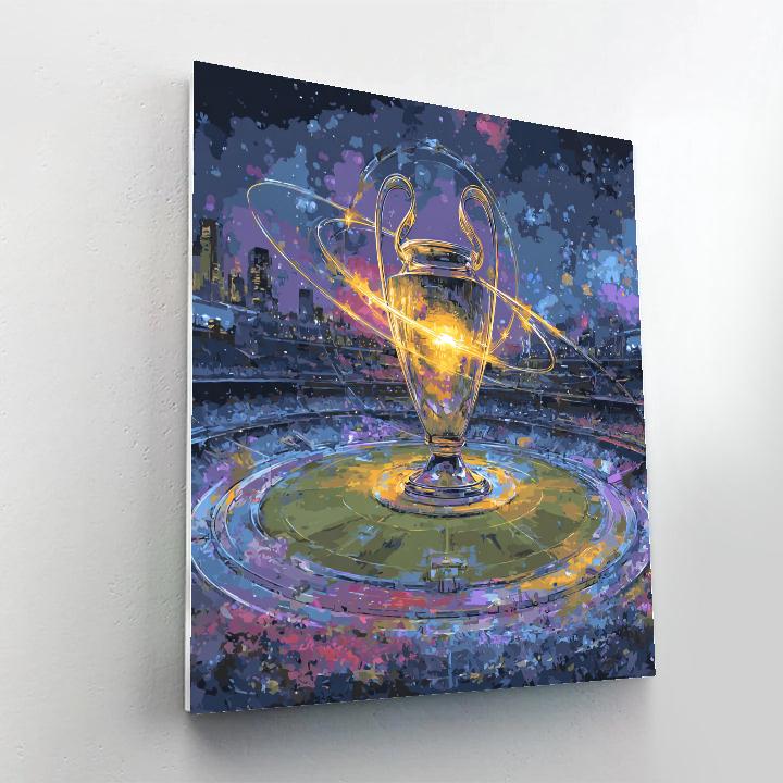 Fifa 2026 Trophy Orbit Paint by numbers art