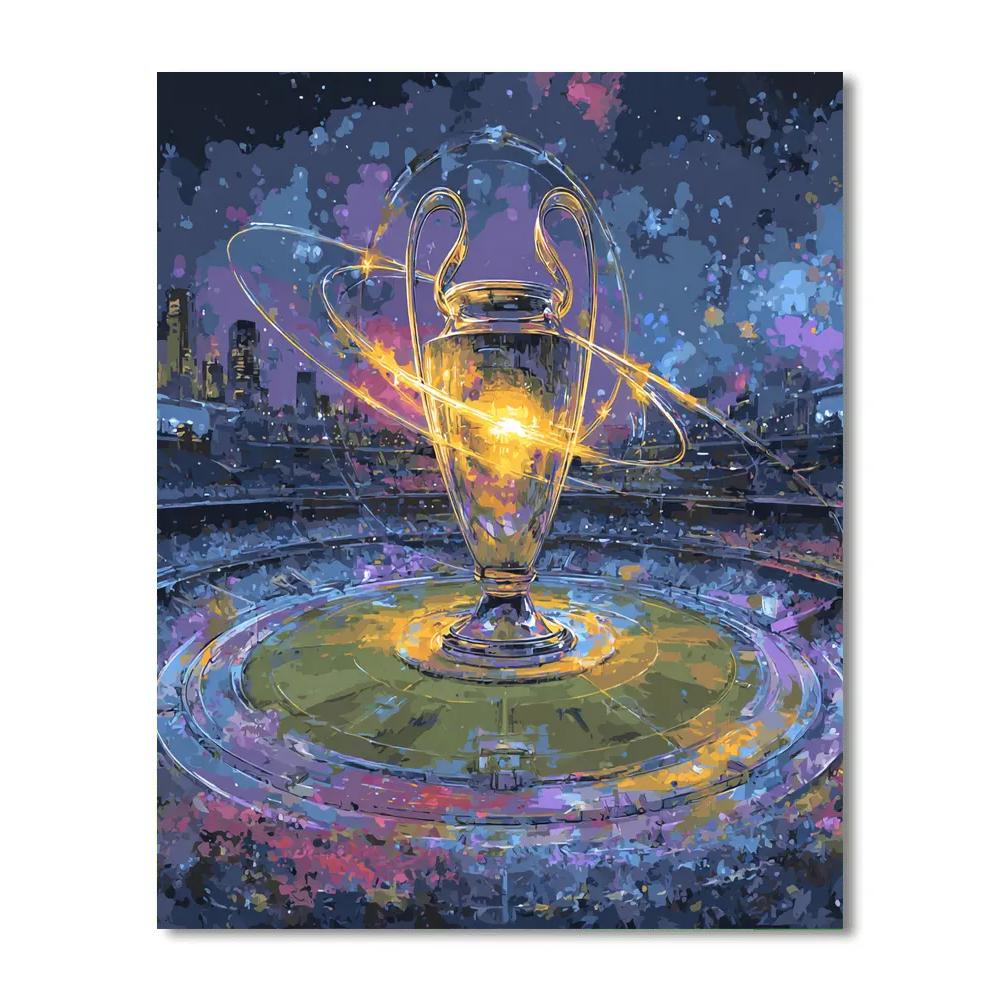 Fifa 2026 Trophy Orbit Paint by numbers art
