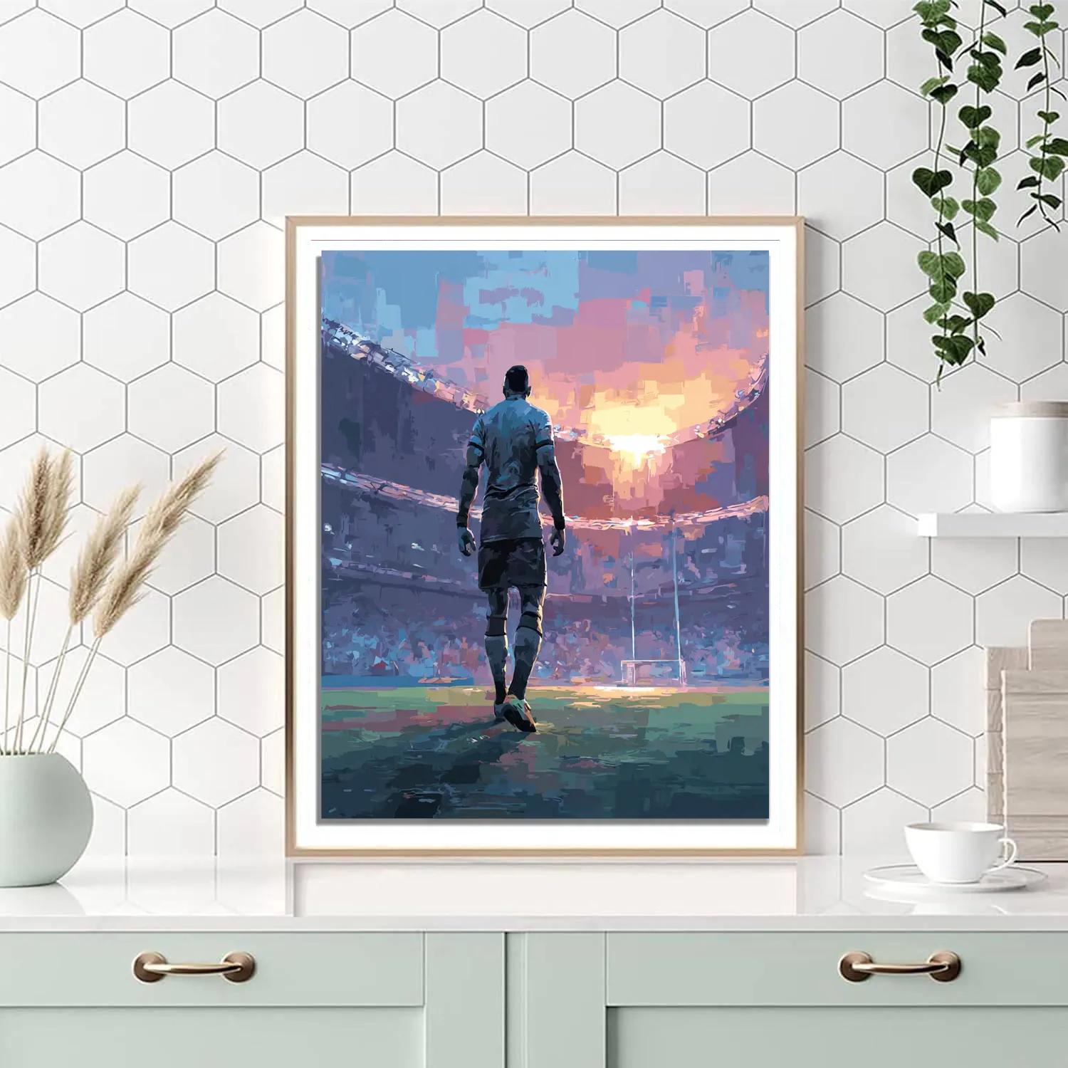 Uzbekistan Fifa 2026 Dawn Paint by numbers art