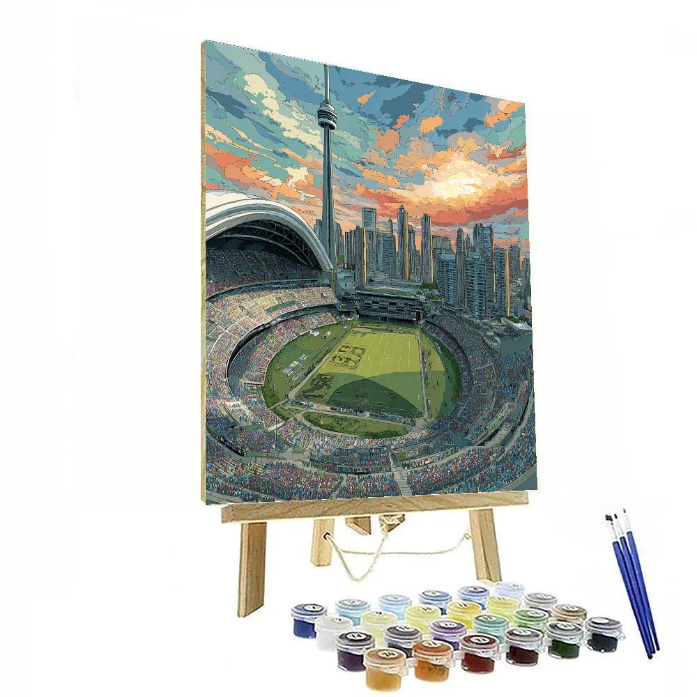 Toronto Fifa 2026 Glow DIY paint by numbers