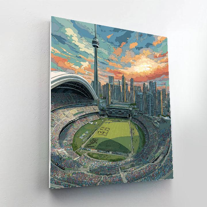 Toronto Fifa 2026 Glow DIY paint by numbers