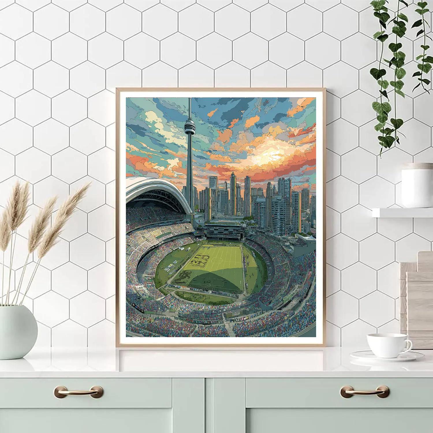 Toronto Fifa 2026 Glow DIY paint by numbers