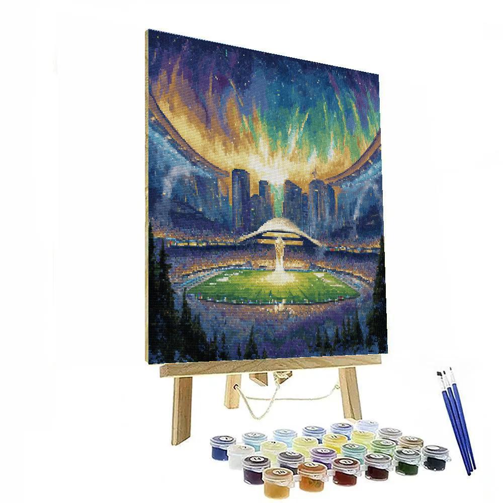 Monterrey Fifa 2026 Lights Painting by numbers kit