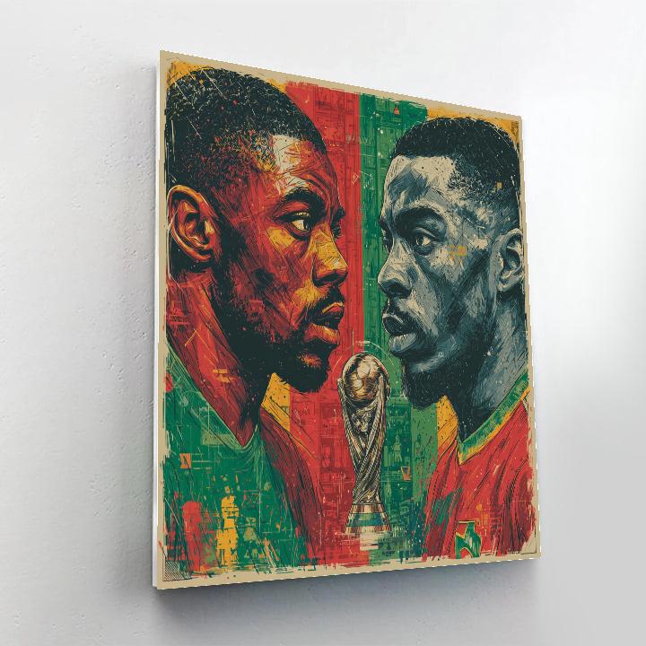 Fifa 2026 Morocco Vs Haiti Paint by numbers art