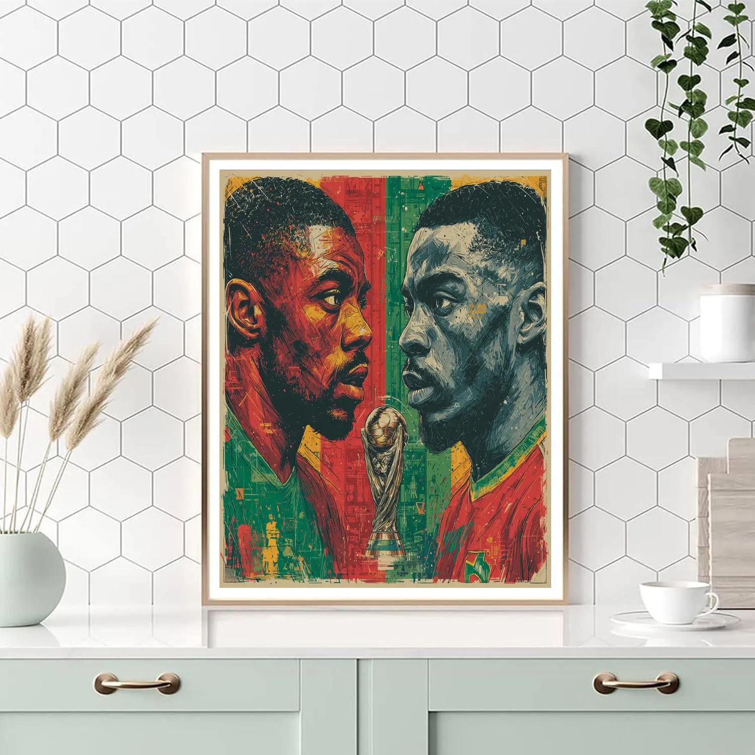 Fifa 2026 Morocco Vs Haiti Paint by numbers art
