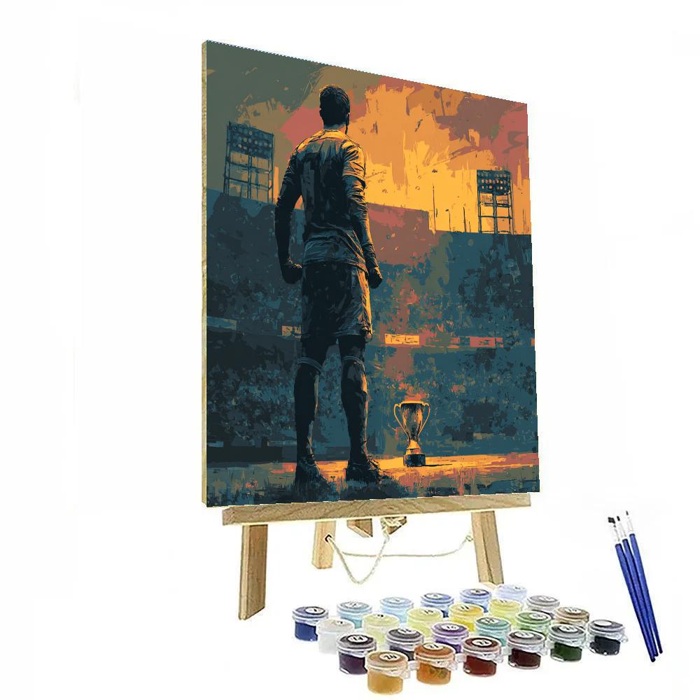 Salah Fifa 2026 Lights Number painting