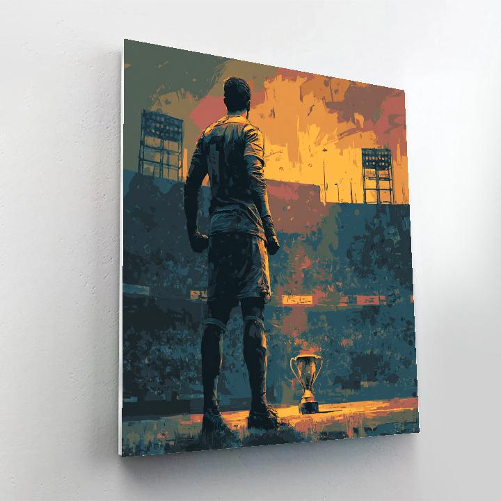 Salah Fifa 2026 Lights Number painting