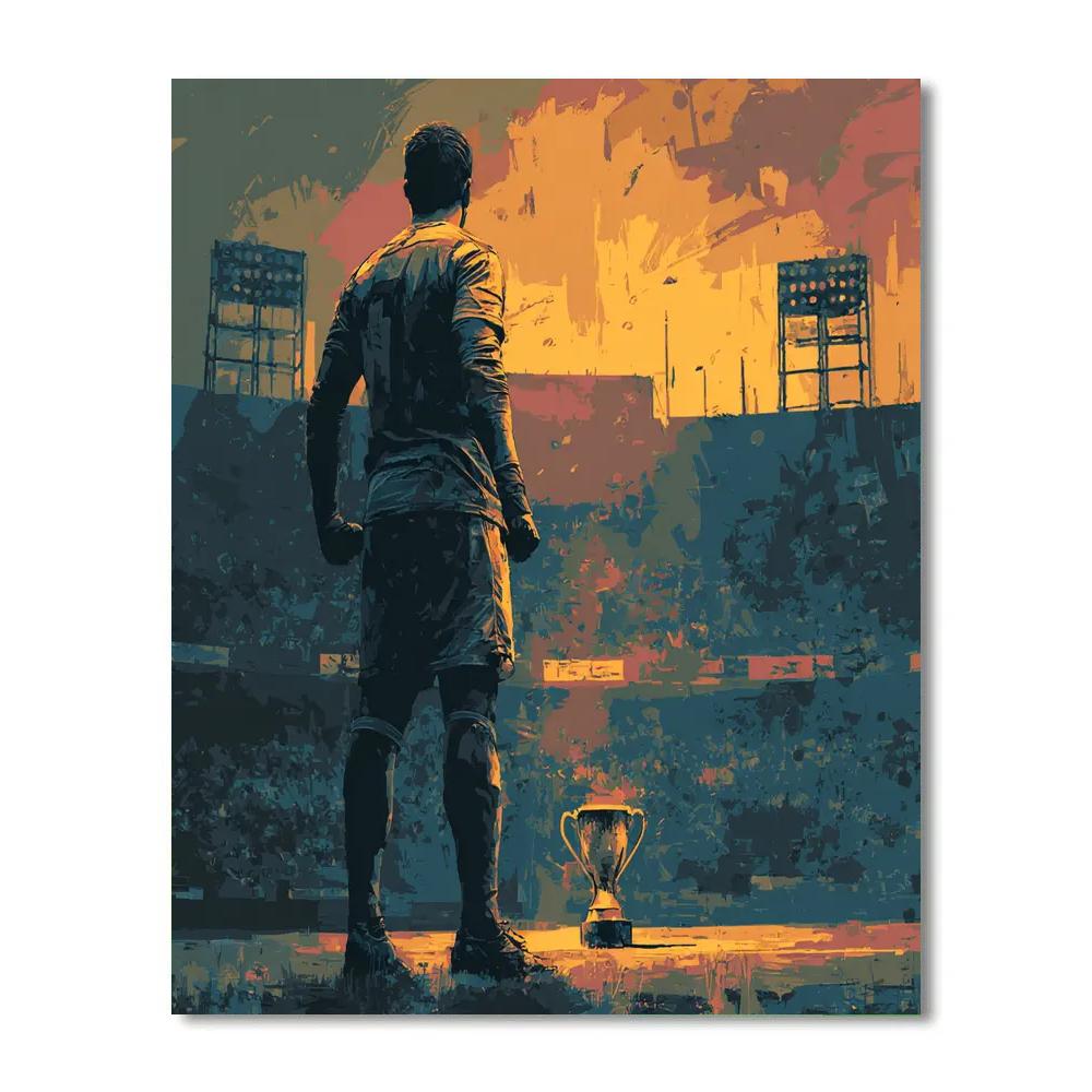Salah Fifa 2026 Lights Number painting