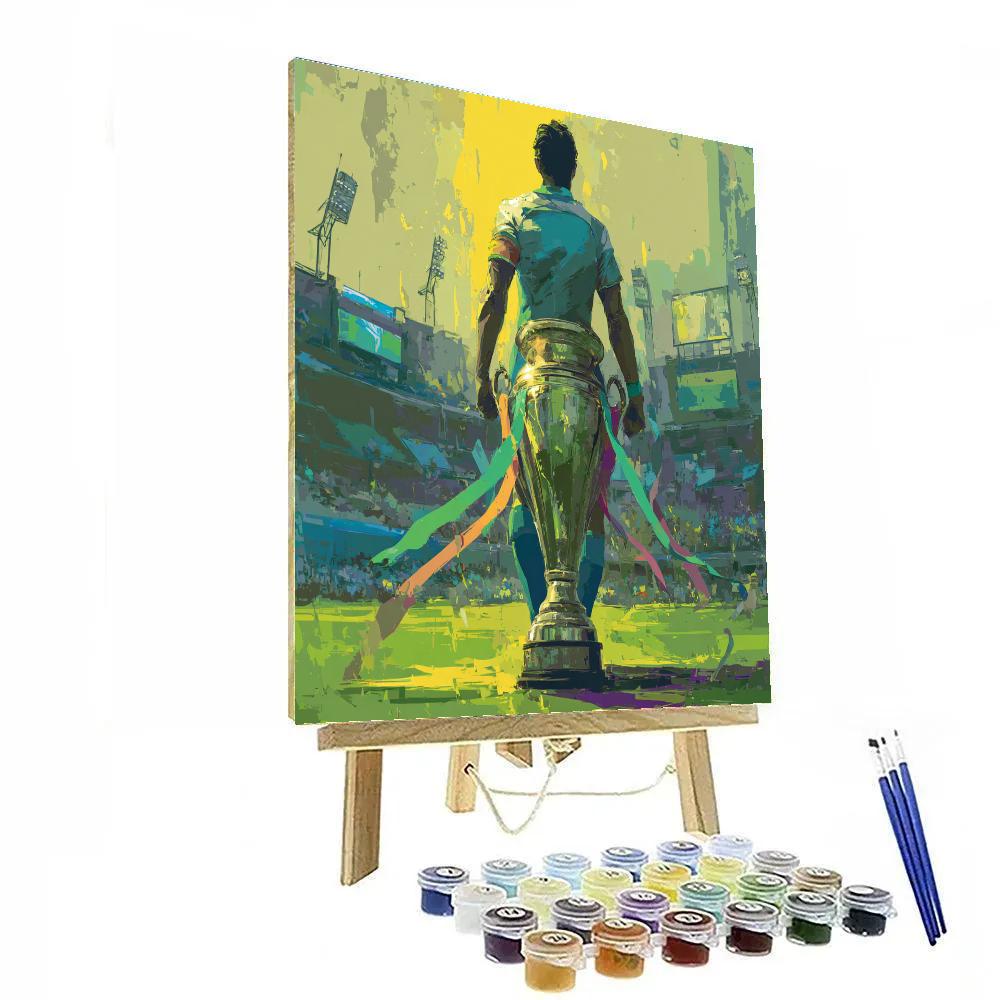 Uzbekistan Fifa 2026 Dawn Painting by numbers kit