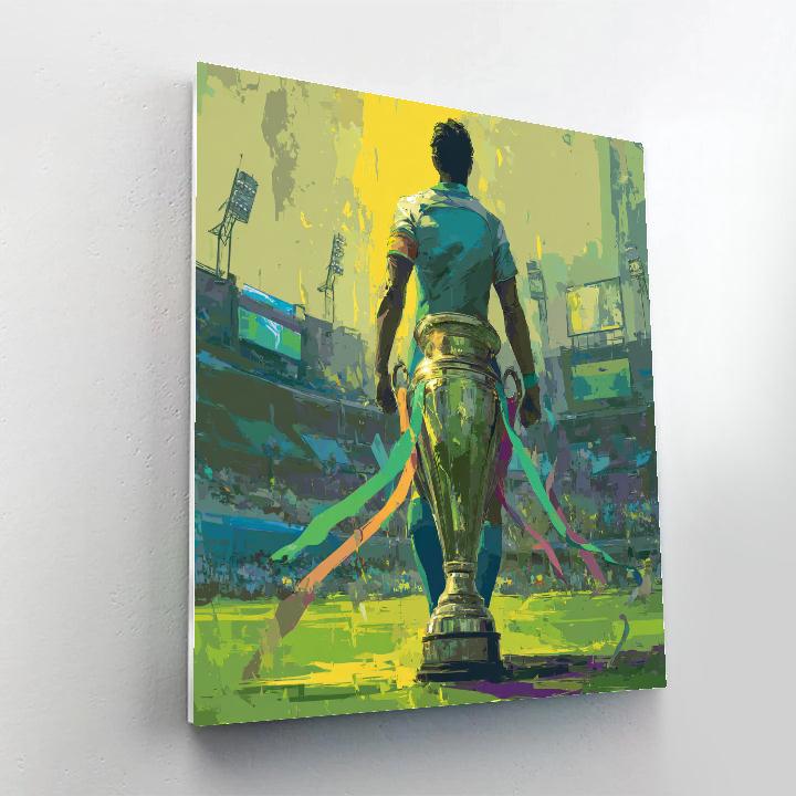 Uzbekistan Fifa 2026 Dawn Painting by numbers kit