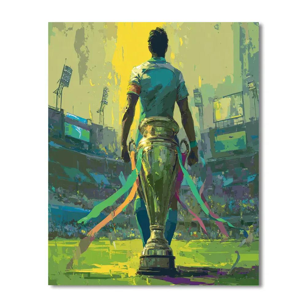 Uzbekistan Fifa 2026 Dawn Painting by numbers kit
