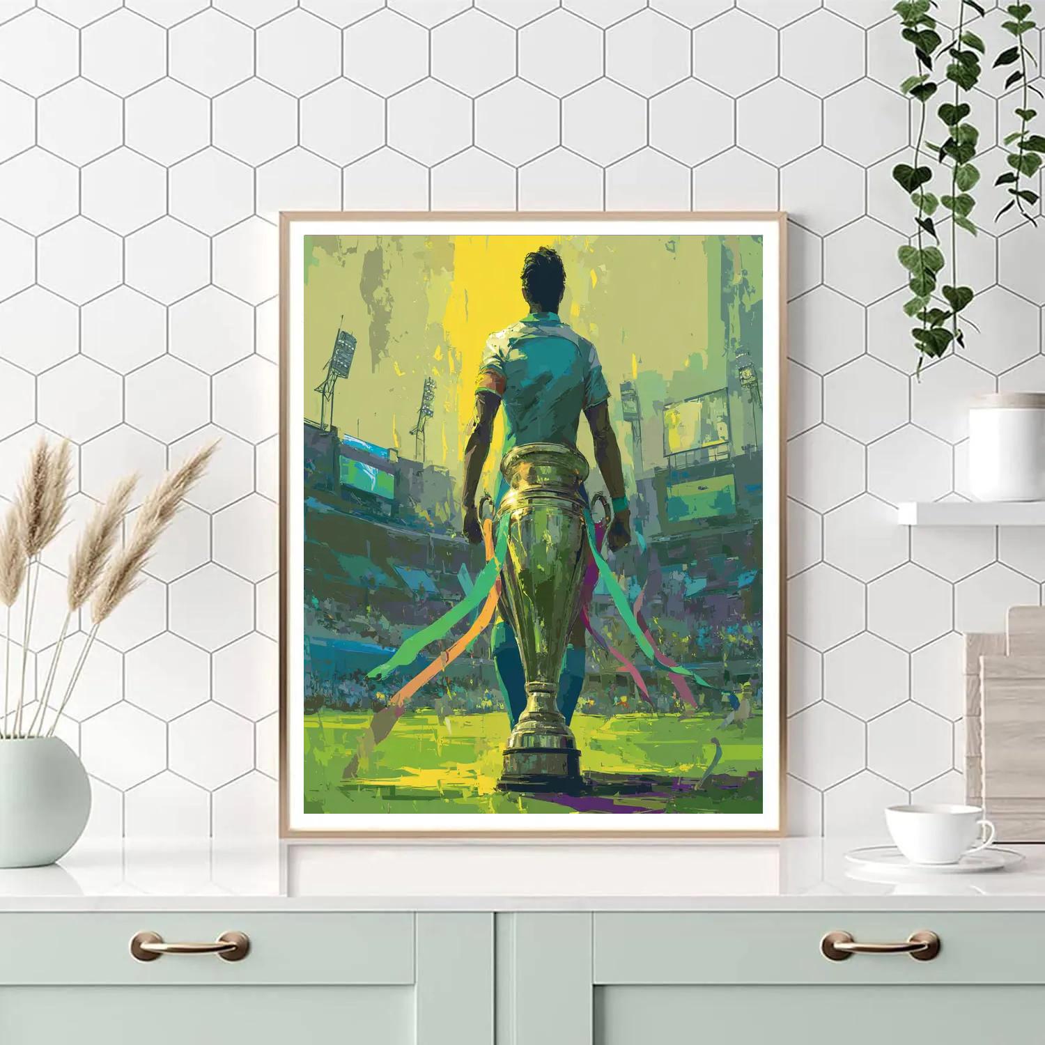 Uzbekistan Fifa 2026 Dawn Painting by numbers kit
