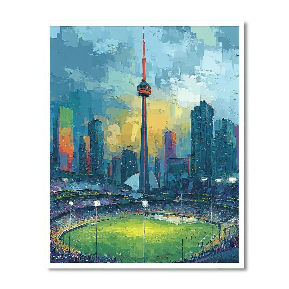 Toronto Fifa 2026 Glow Painting by numbers kit