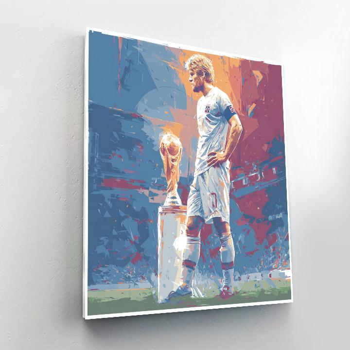 Fifa 2026 Haaland Ice Number painting