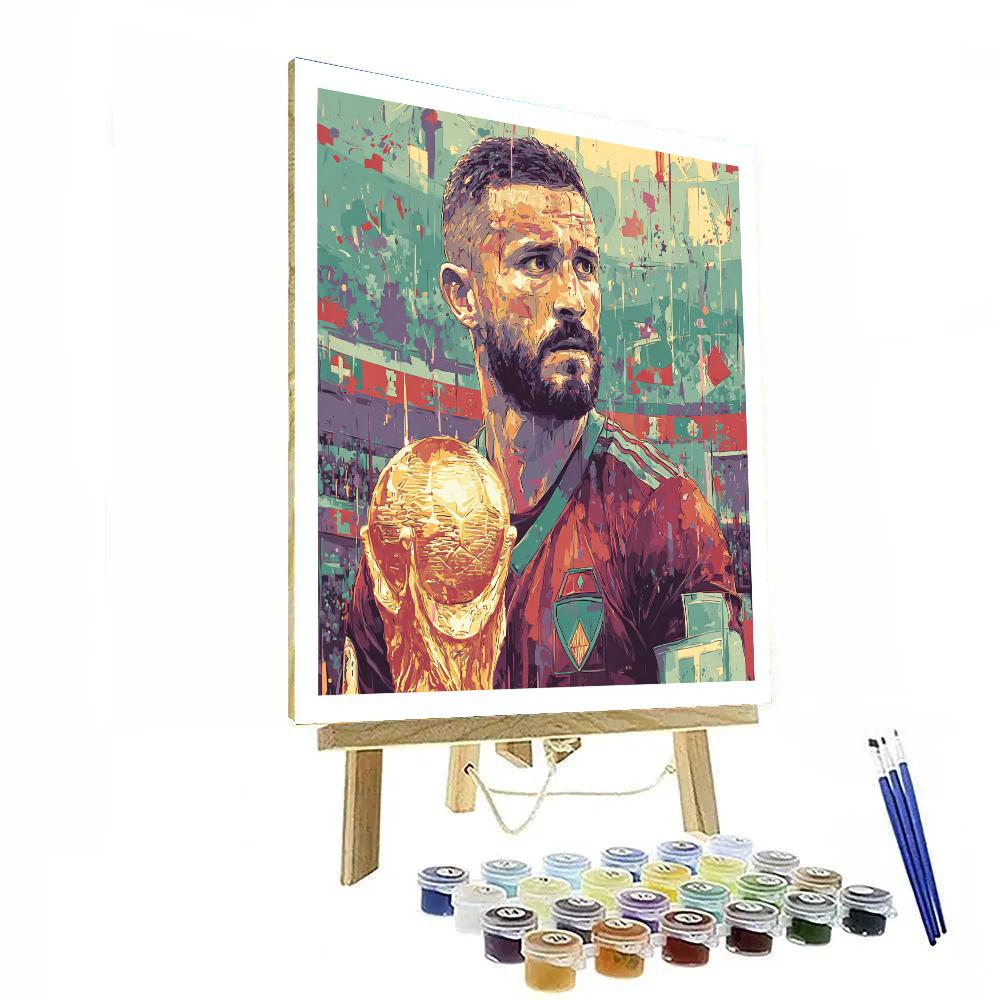 Morocco Fifa 2026 Atlas Painting by numbers kit