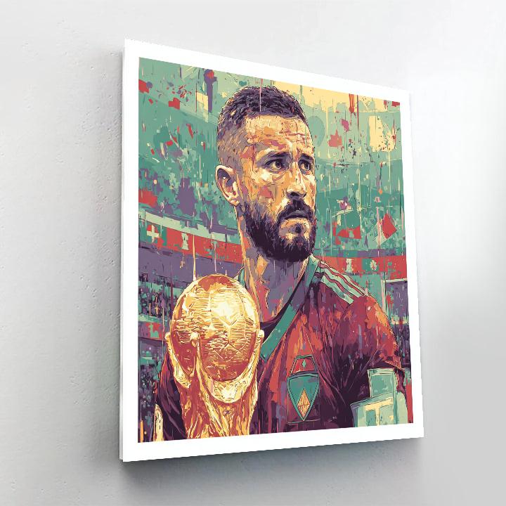 Morocco Fifa 2026 Atlas Painting by numbers kit