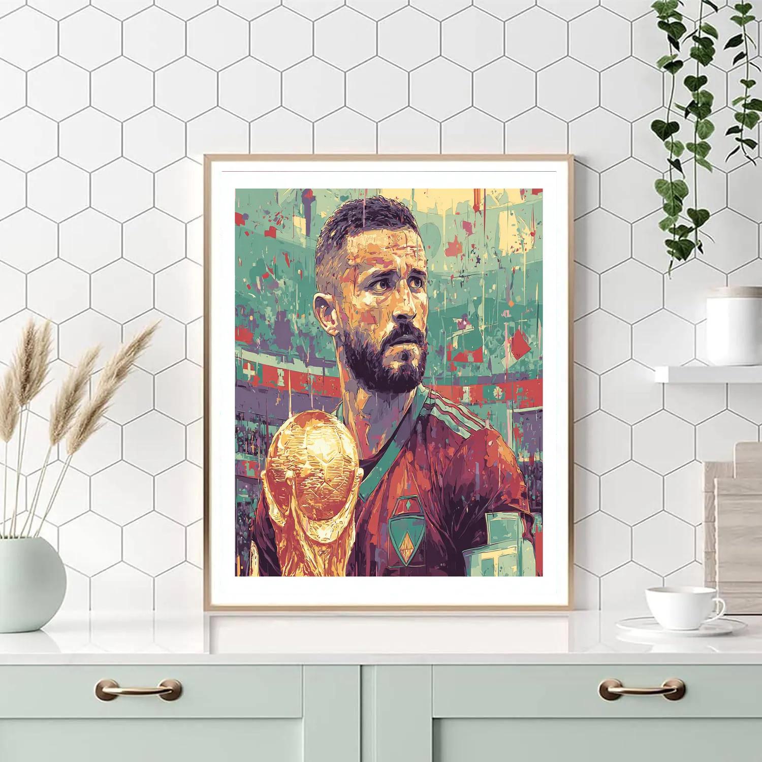 Morocco Fifa 2026 Atlas Painting by numbers kit