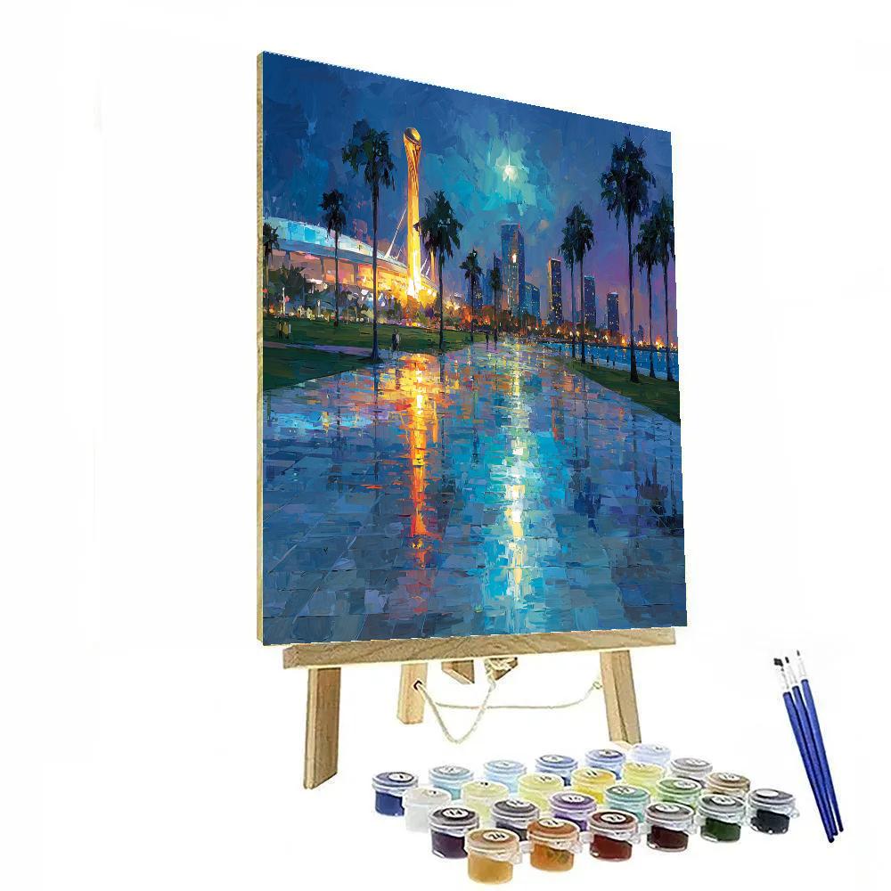 Miami Fifa 2026 Reflection Number painting