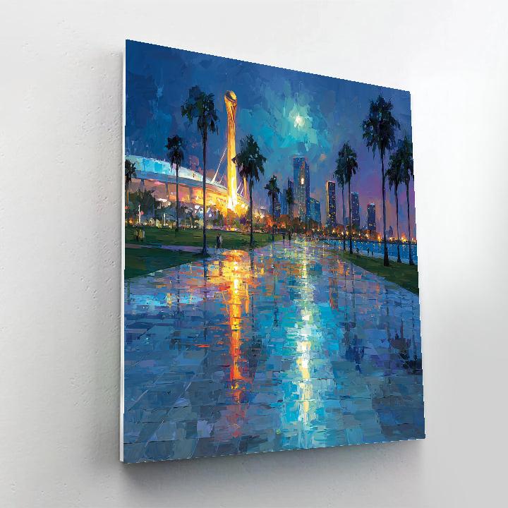 Miami Fifa 2026 Reflection Number painting