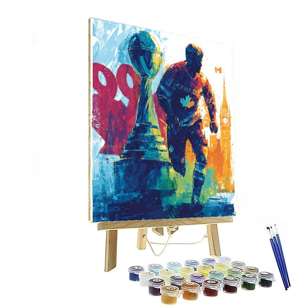 Canada Fifa 2026 Maple Glow DIY paint by numbers