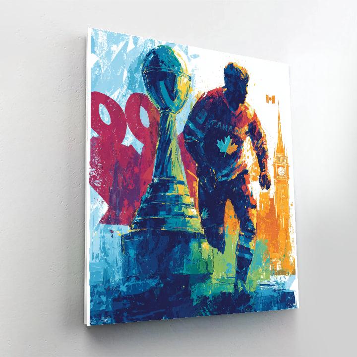 Canada Fifa 2026 Maple Glow DIY paint by numbers