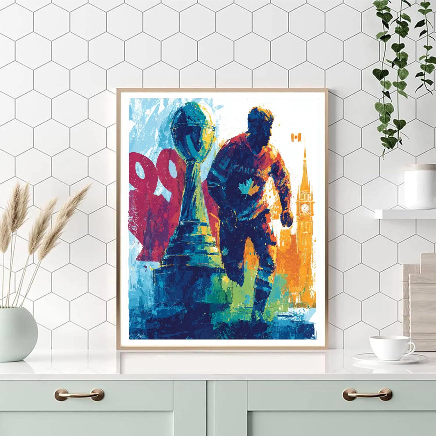 Canada Fifa 2026 Maple Glow DIY paint by numbers