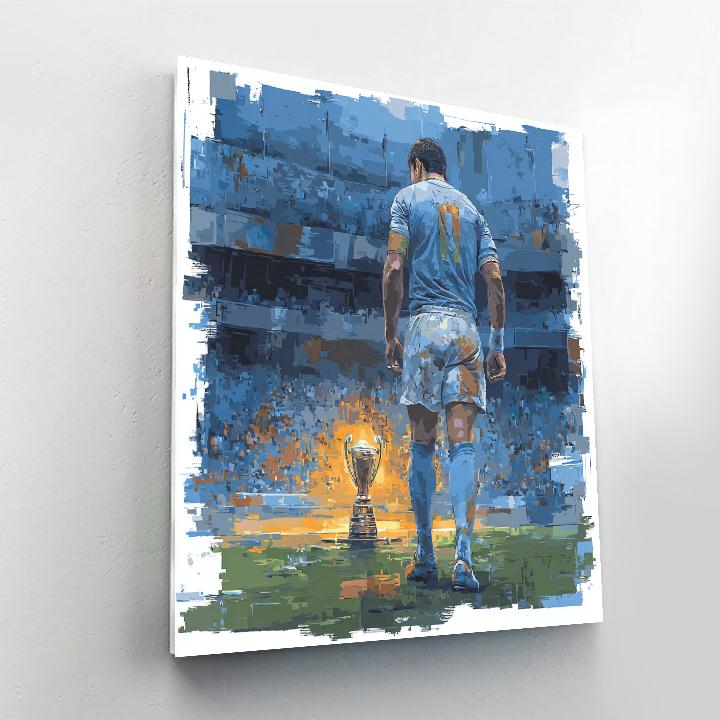 Fifa 2026 Uruguay Flame painting number kit