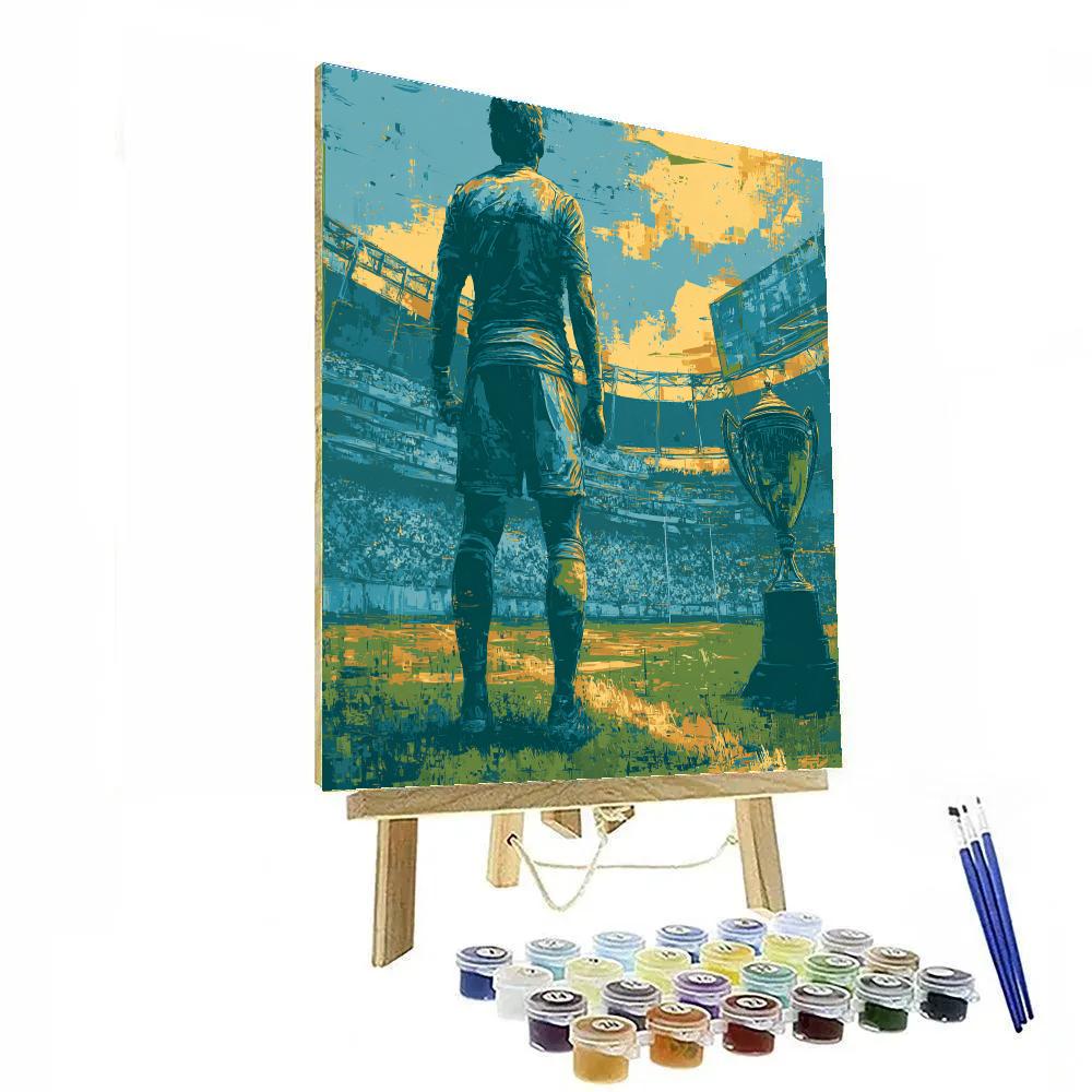 Curaçao Fifa 2026 Blue Painting by numbers kit