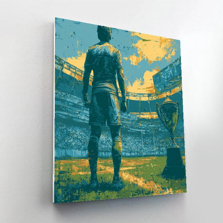 Curaçao Fifa 2026 Blue Painting by numbers kit