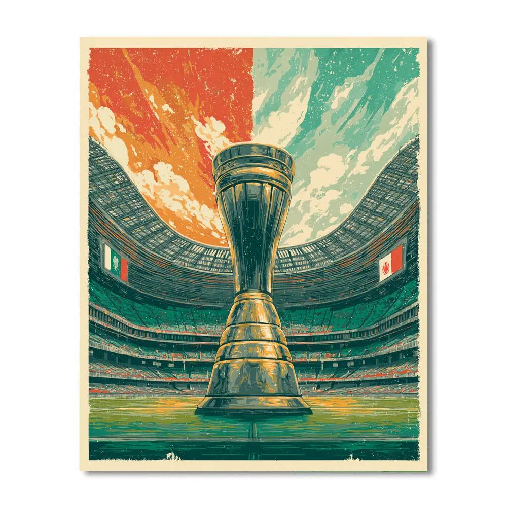 Mexico City Fifa 2026 Opener paint by number
